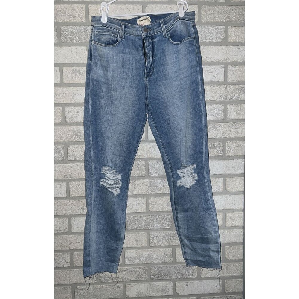 l'agence Women’s jeans size 28 High Rise Boyfriend distressed light wash
